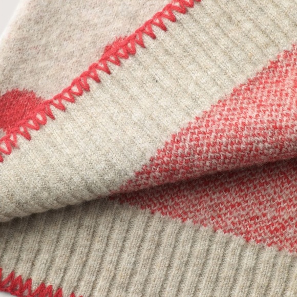 NEW Womens Sweater Polka Dots Jacquard Buttons Knit Cardigan NWT wool blend chic - Picture 6 of 7